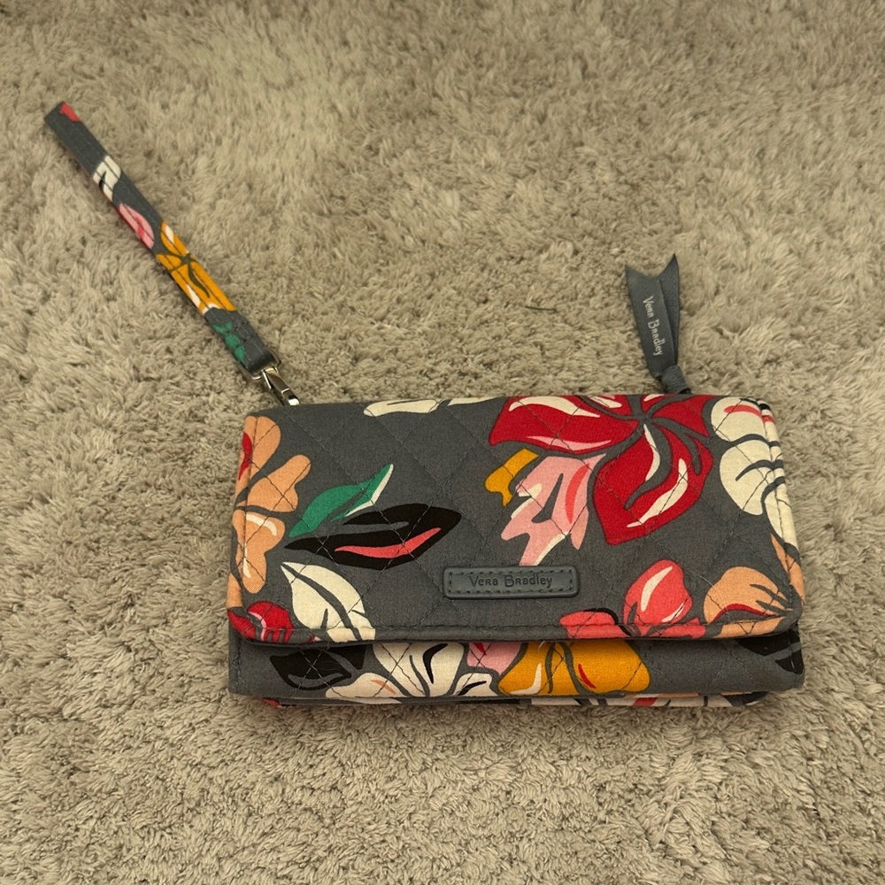 Vera Bradley Multicolor Floral Wristlet